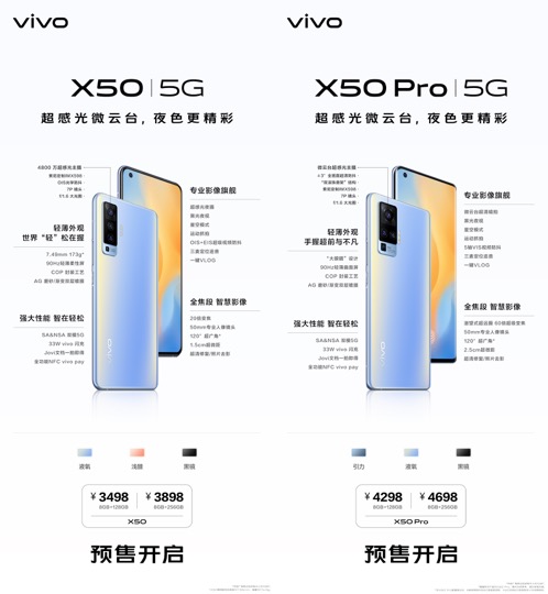 真机实拍美图曝光 vivo x50系列颜值超高